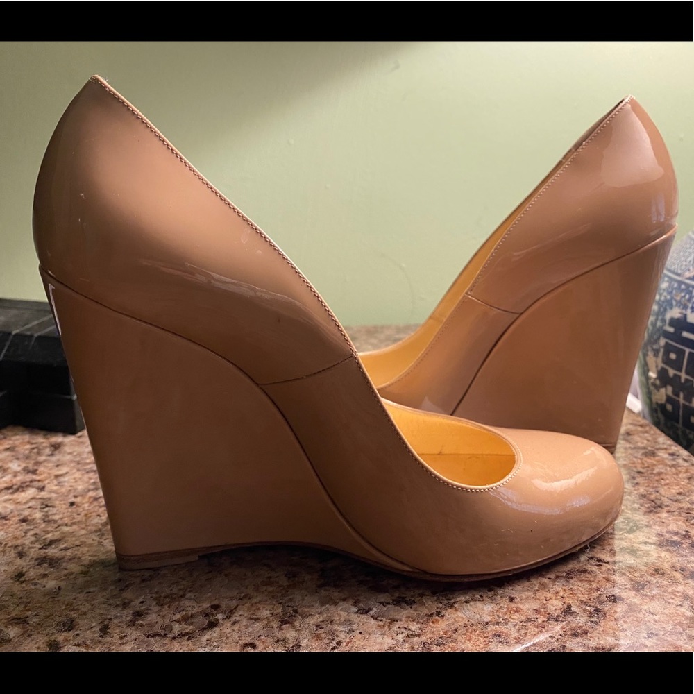 Christian Louboutin Ron Ron Zeppa 100 Wedge 38.5